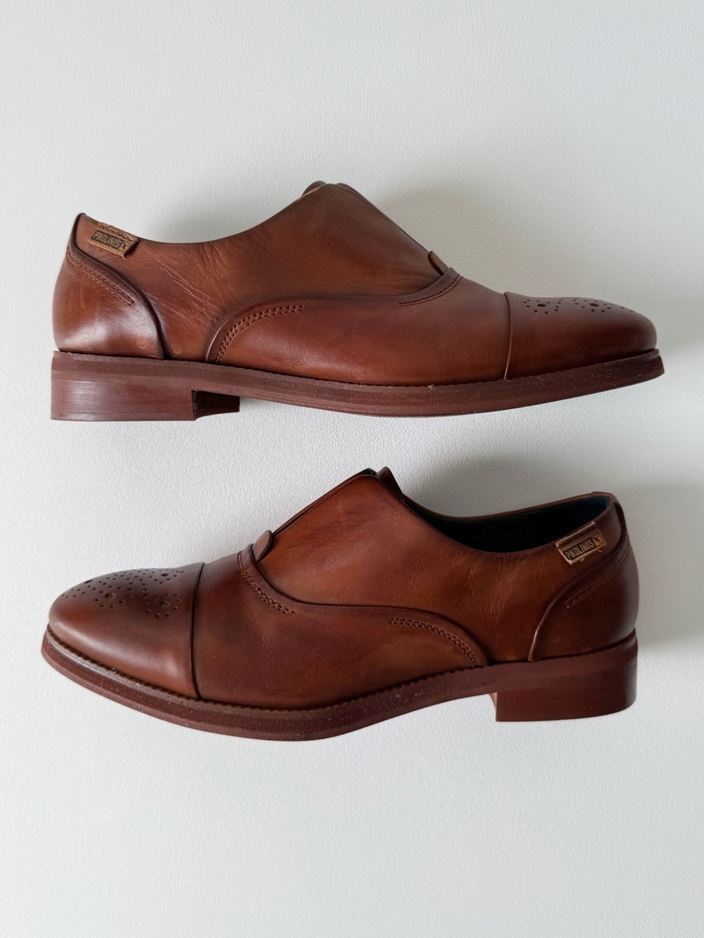 Pikolinos Royal Laceless Oxford Slip On in Brown | 38 - Picture 3 of 11